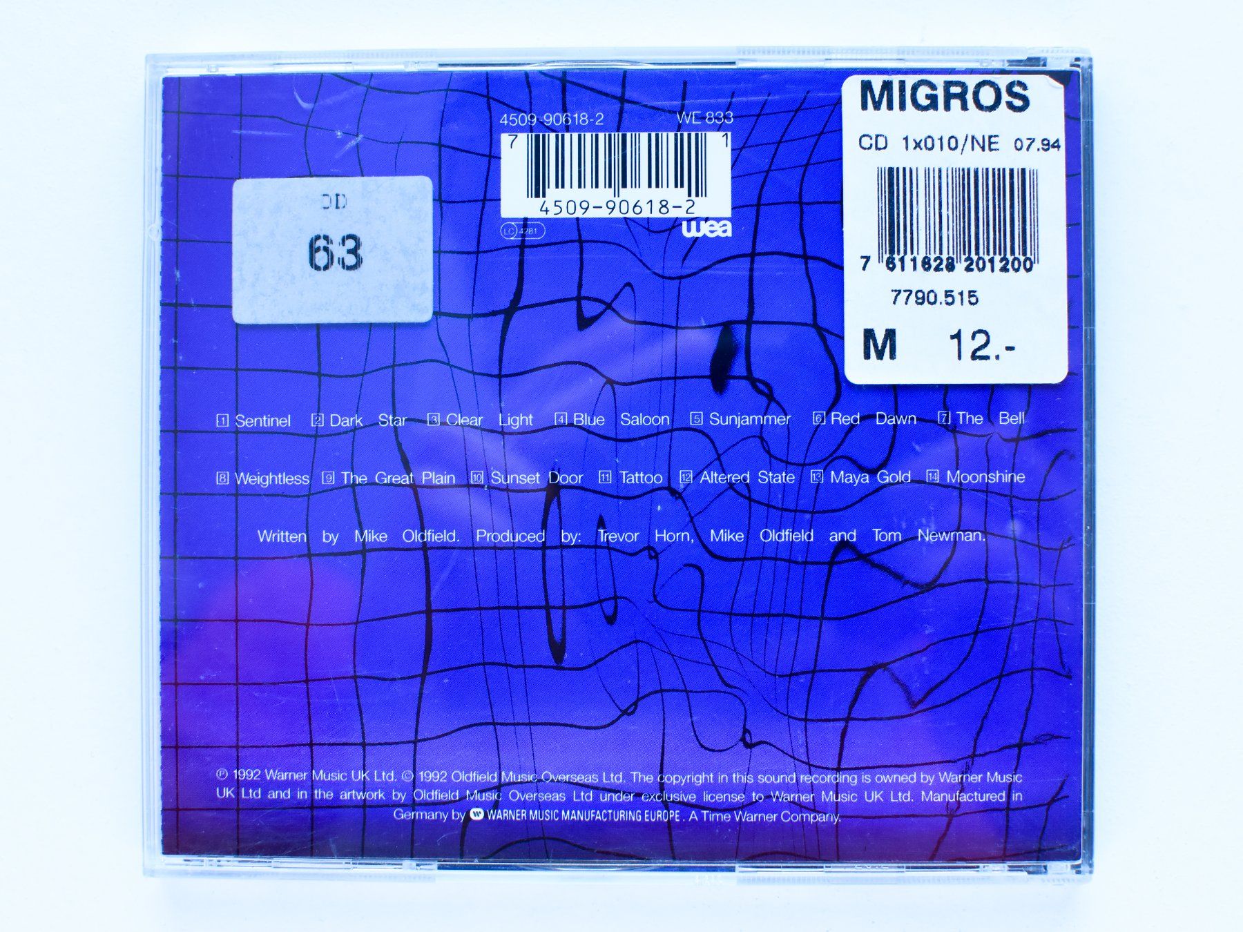 CD: Mike Oldfield - Tubular Bells II – Usato da Belmont-sur-Yverdon venduto da ag97 2