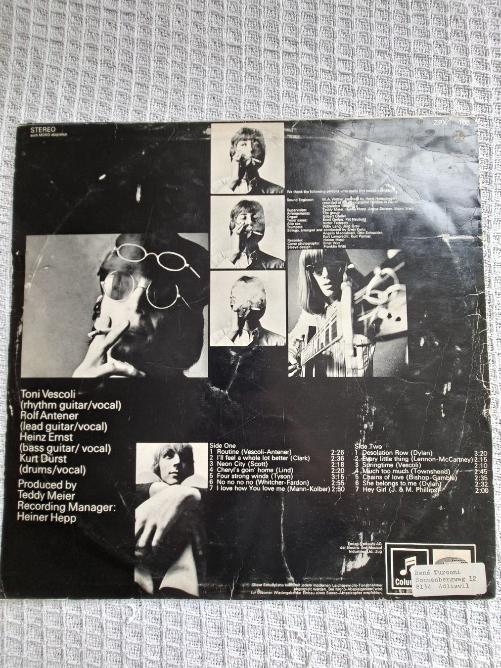 Schallplatten: Les Sauterelles LP ZPX 10 - 108  – Gebraucht aus Volketswil von benluke 1