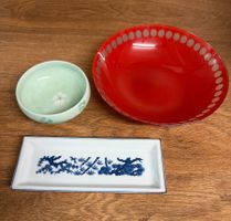 Japanische Schalen, 3-teiliges Set, Vintage Geschirr