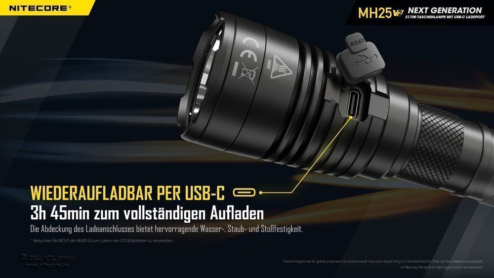Nitecore MH25 V2 - Taschenlampe Taschenlampe