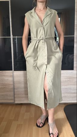 Robe Pepe Jeans, coton taille S beige 