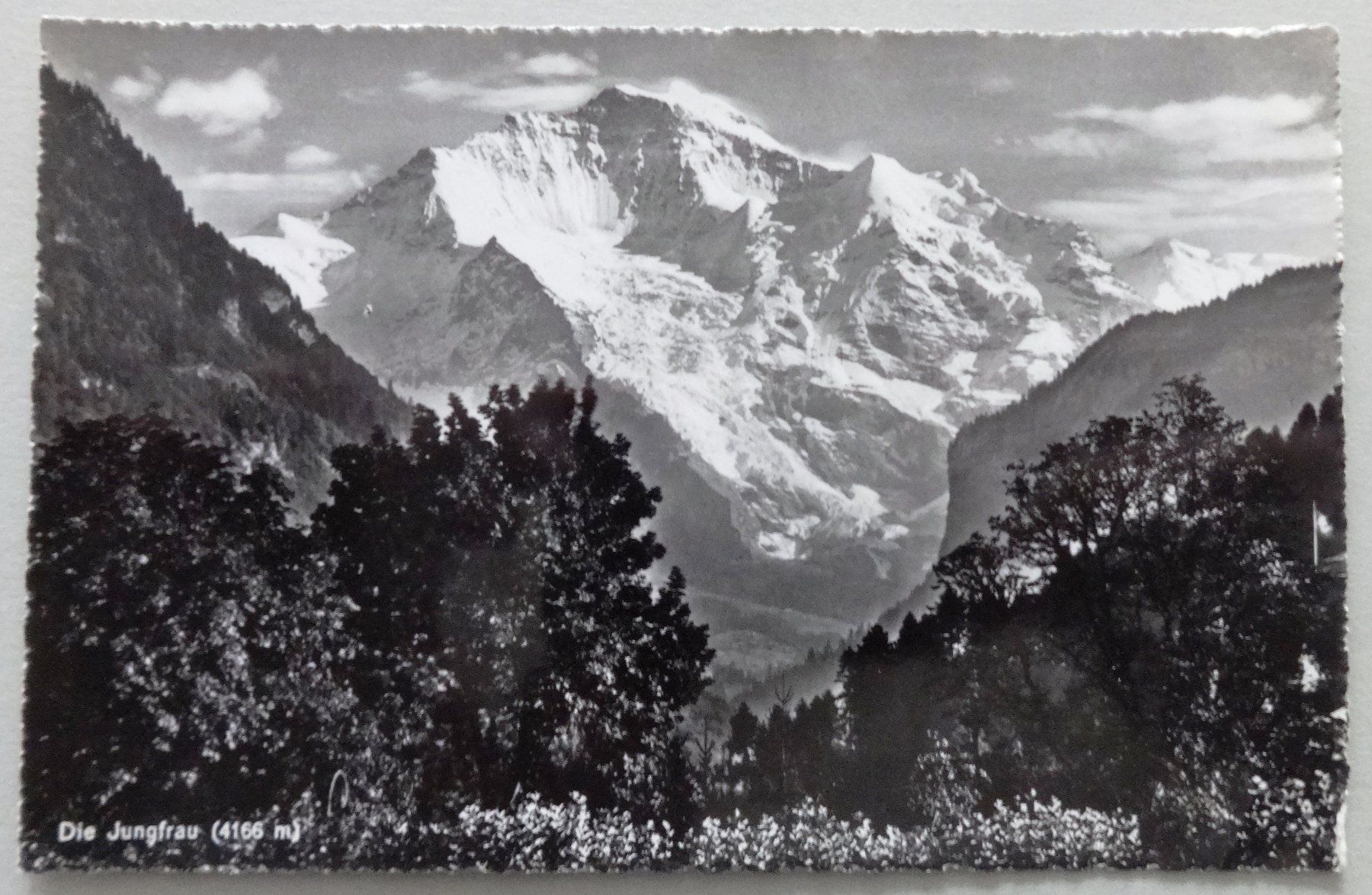 Cartoline postali: Die Jungfrau (4166 m) – Usato da Fétigny venduto da Billy2miny