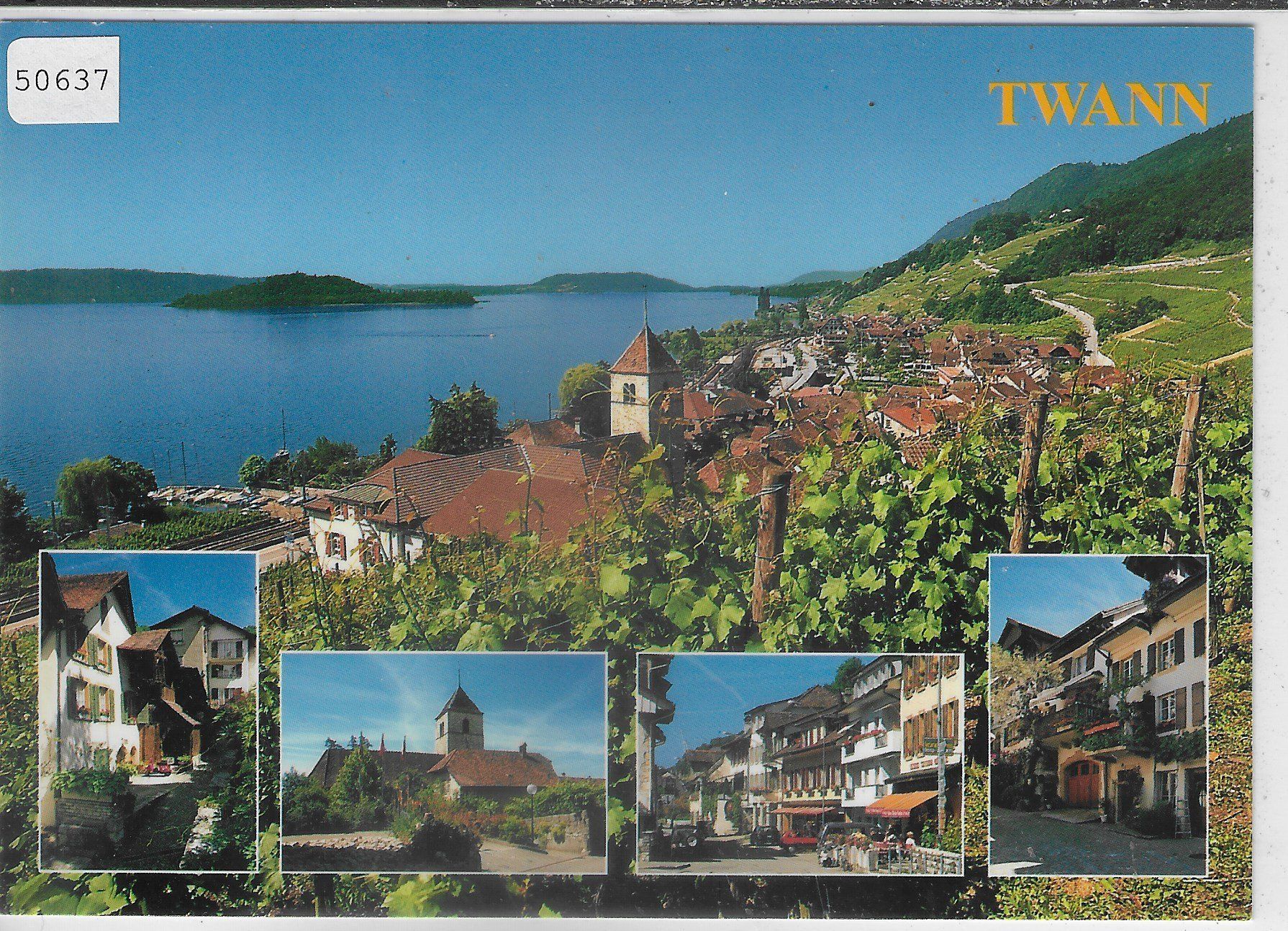 Cartoline postali: Twann - Multiview – Usato da Ettingen venduto da Kartenplanet