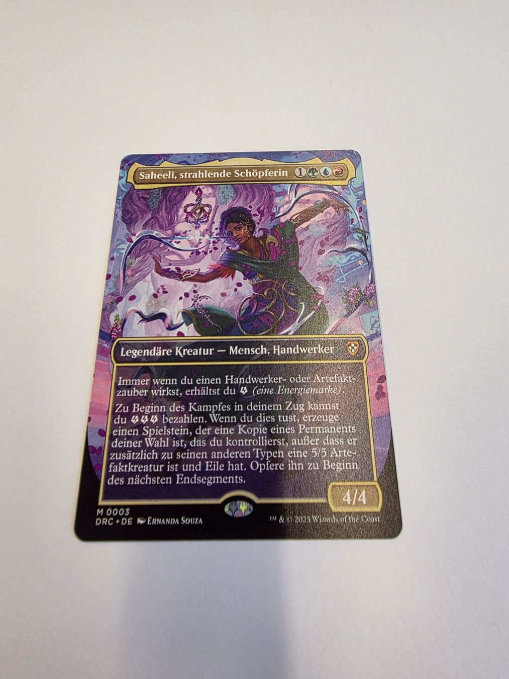 Magic The Gathering Cartes à collectionner: MTG -Commander: Ätherdrift (DRC)- Karte: Saheeli – Neuf (Voir description) à Mörigen par Gadgeteer