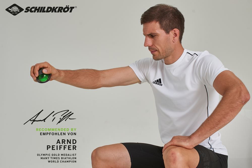 Hometrainer: Spinball, Hand- & Armtrainer, grau/grün – Nuovo e nell'imballaggio originale da St. Gallen venduto da cointec 7