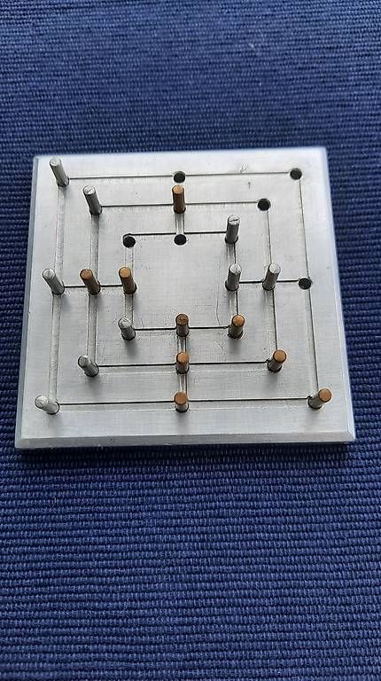 Giochi: Mühlespiel in Metall – Usato da Giswil venduto da aethra