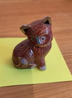 wunderschönes  kleines Cloisonne Email Kätzchen ca. 1950/60