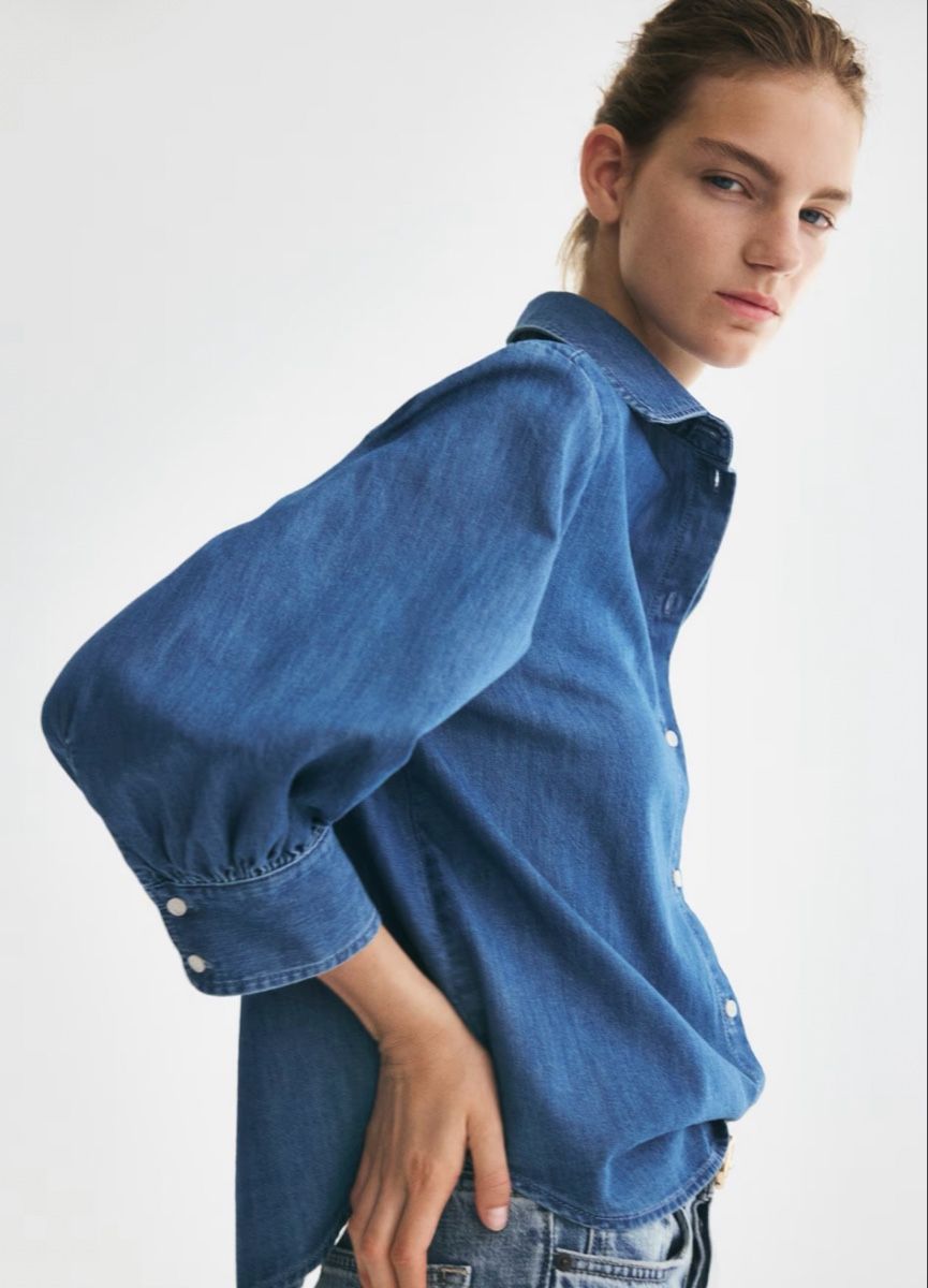 H&M Camicette: Jeans Bluse, Grösse XS  – Nuovo (secondo la descrizione) da Frauenfeld venduto da womensworld 1