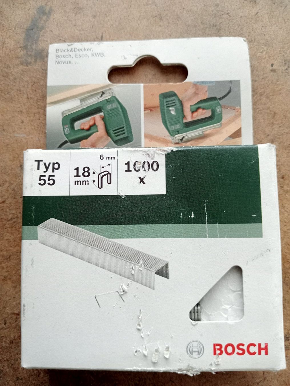 Bosch Alle Werkzeuge: Bosch Klammern 18/6mm – Neu und originalverpackt aus Grüningen von Urtica