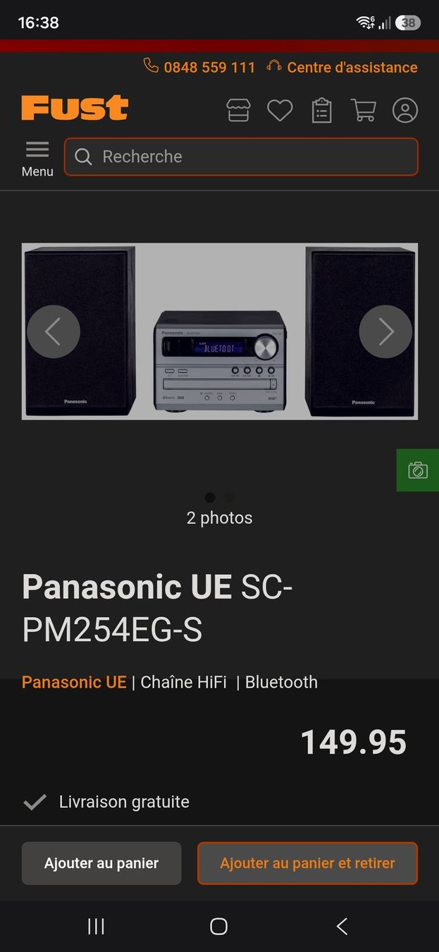 Panasonic Radios: radio Bluetooth cd usb dab + – D'occasion à Grandfontaine par gri_m5lh 2