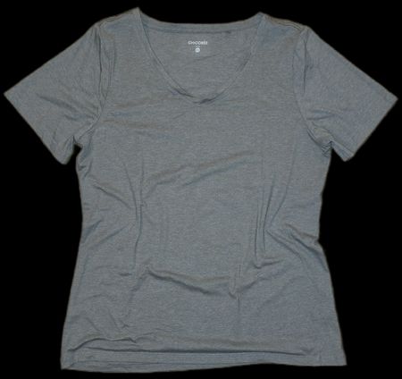 Damen T-Shirt Chicoree Beige-Grau Gr XXL neuwertig