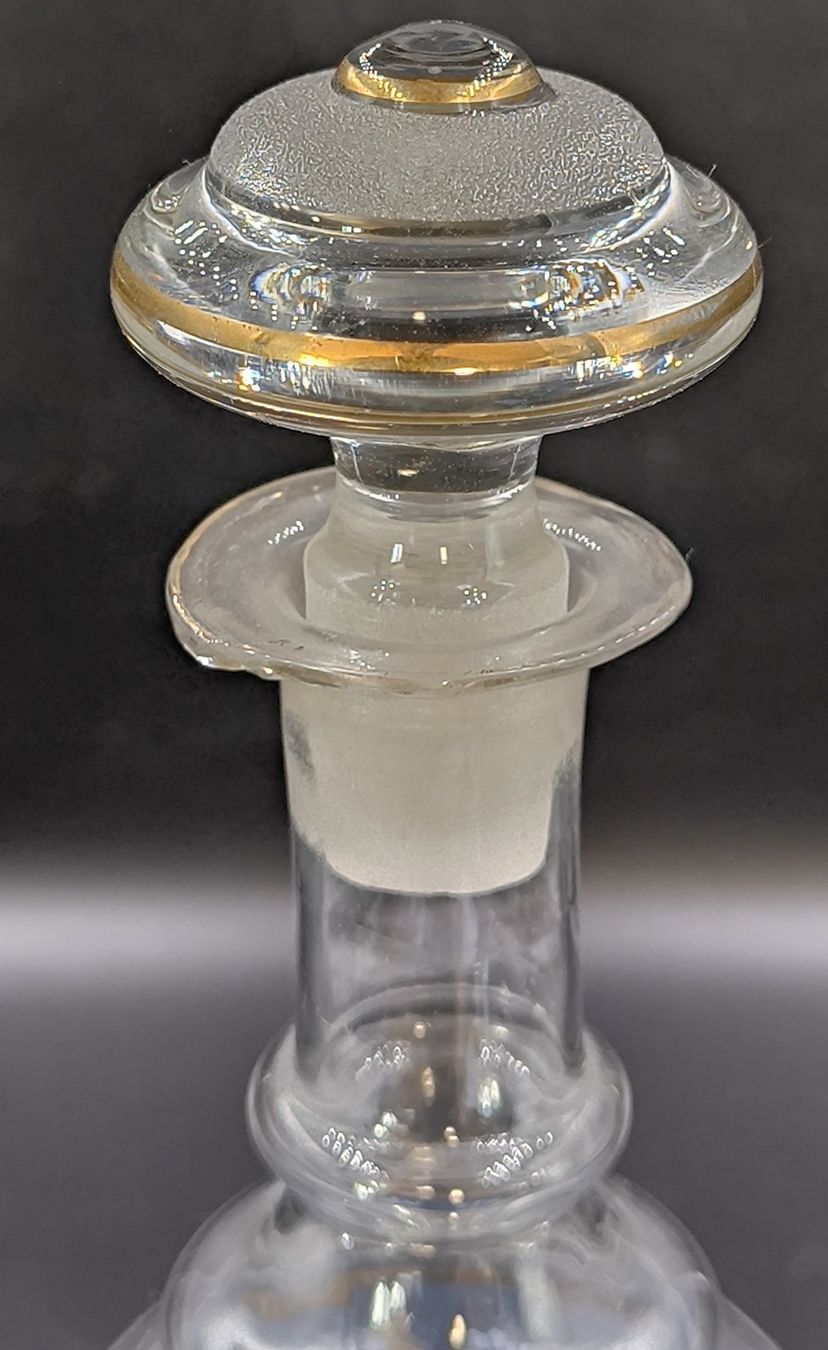 Bicchieri: Antike Likörkaraffe mit 4 Gläsern aus Glas – Usato da Rorschacherberg venduto da snOOpydOg11 8
