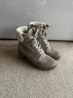 Tamaris Winter Boots gefüttert Grösse 38 grau mit Absatz