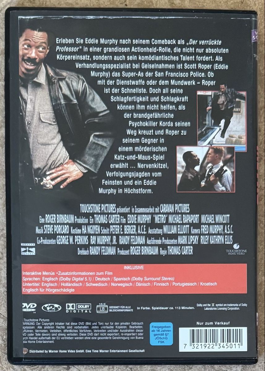Tous les DVDs: METRO  – Neuf (Voir description) à Dietikon par AndreaSch01 1