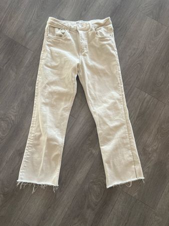 Zara Jeans hellbeige, Gr 38. (40), neuw!