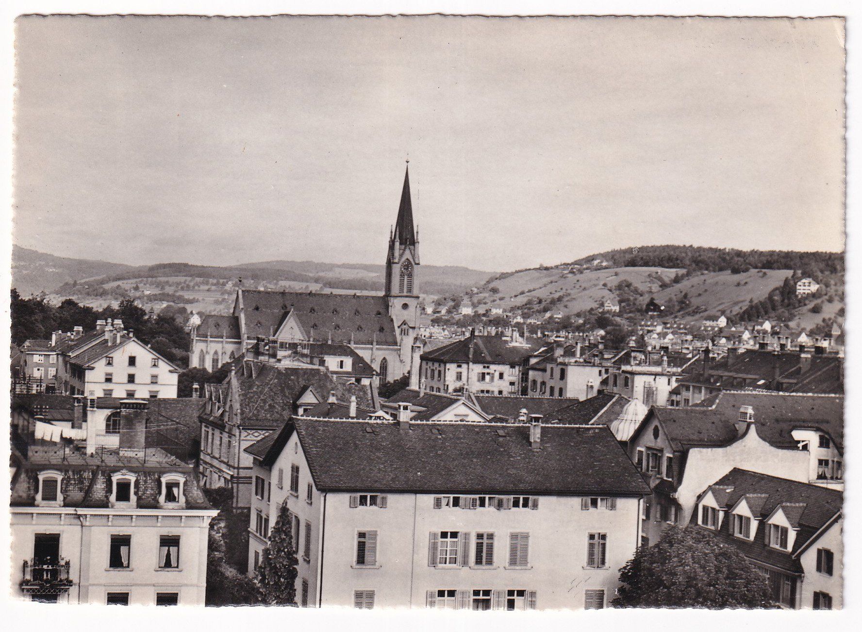 Cartoline postali: Winterthur Peter u. Paul Kirche 1948 – Usato da Cormoret venduto da Pascalll2001