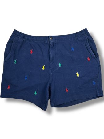 Short Ralph Lauren Bleu marine Multilogo - Taille XL