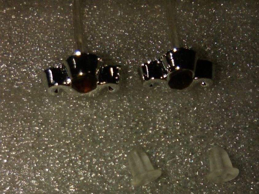 Orecchini pendenti & Orecchini a lobo: OHRRINGE MODESCHMUCK,,,,MIT ROT KRISTALL – Nuovo (secondo la descrizione) da Basel venduto da bijoutrie_4 2