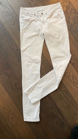 Diesel Jeans Dame weiss Grösse 29