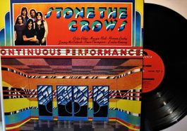 STONE THE CROWS "Ontinuous Performance" LP IN VG++/EX  TOP !