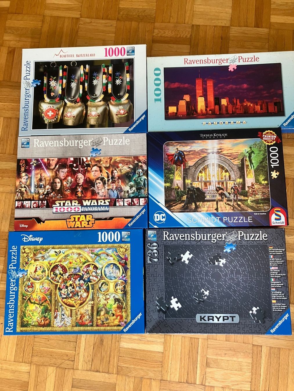 Puzzles: 6 Puzzle a 1000 Teile – D'occasion à Basel par djwwpp