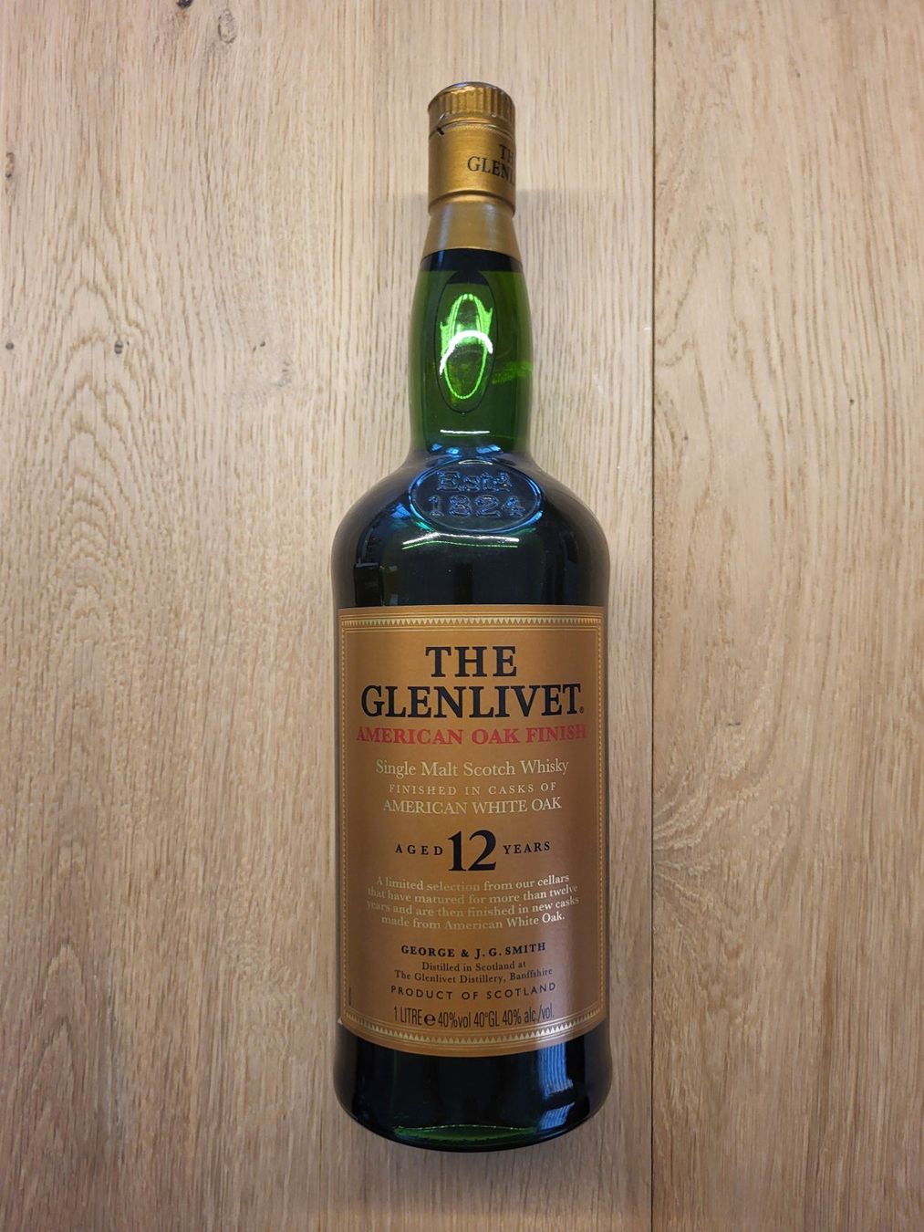 Glenlivet Bevande alcoliche: Glenlivet Scotch Whisky – Nuovo e nell'imballaggio originale da Volketswil venduto da Kandelaber