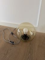 IKEA FADO Tischlampe Glaskugel braun guter Zustand