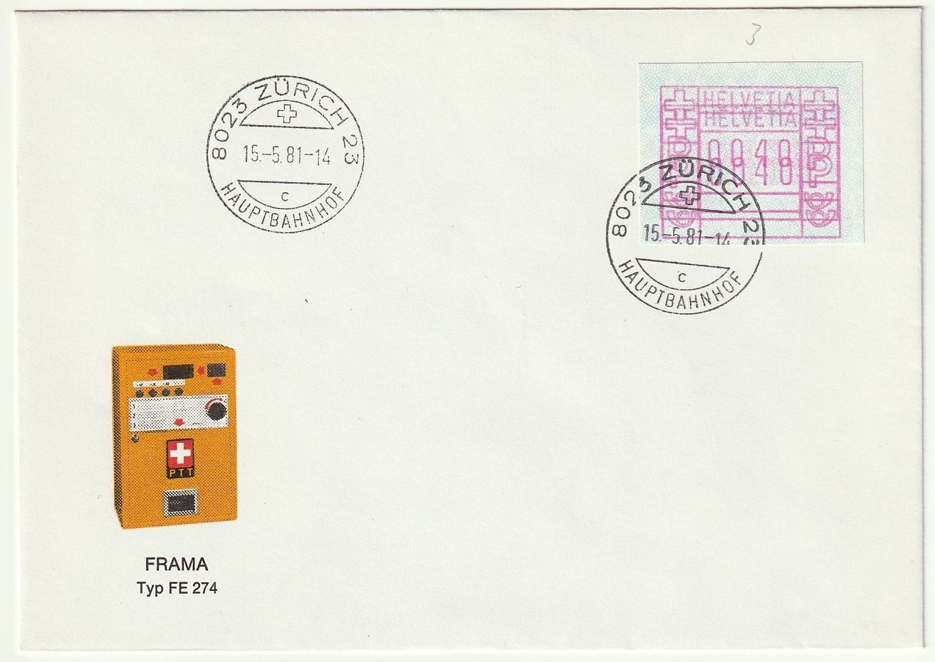 Alle Briefmarken: ATM3 mit Doppeldruck – Gebraucht aus Fislisbach von Zigzag12