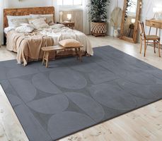 Einzelstück zum Sonderpreis! Riesig 240x340 Teppich 3D Grau