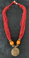 Collana similcorallo con pendente