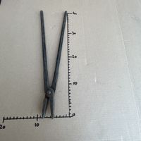 Schmiedezange geschmiedet ca. 40 cm Länge guter Zustand