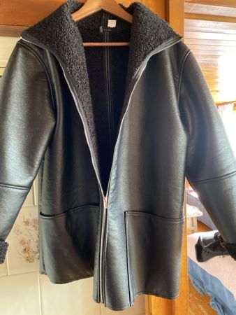 Kunstlederjacke gefüttert Gr. XL
