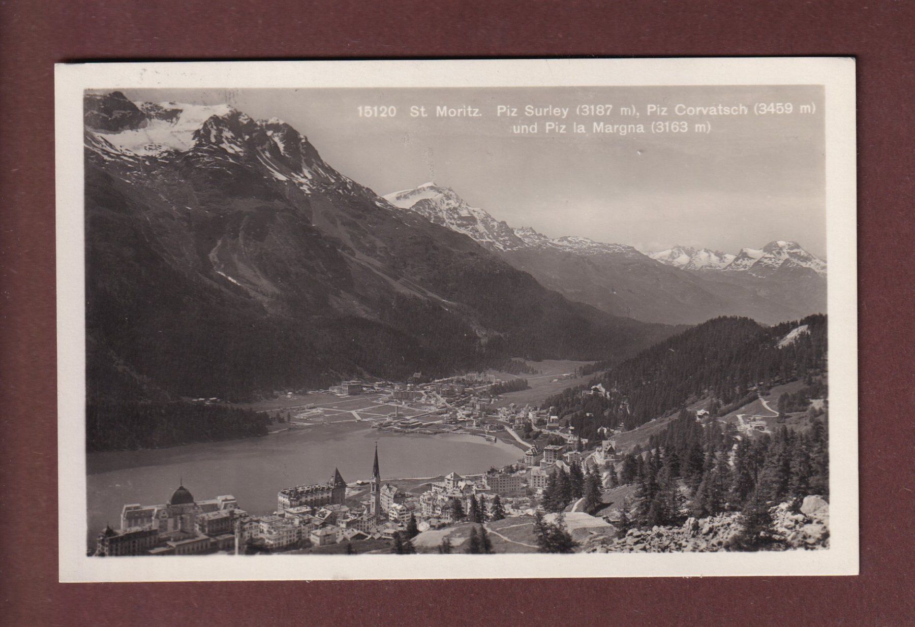 Cartoline postali: ST. MORITZ - 1932 – Usato da Pully venduto da nicecards-shop