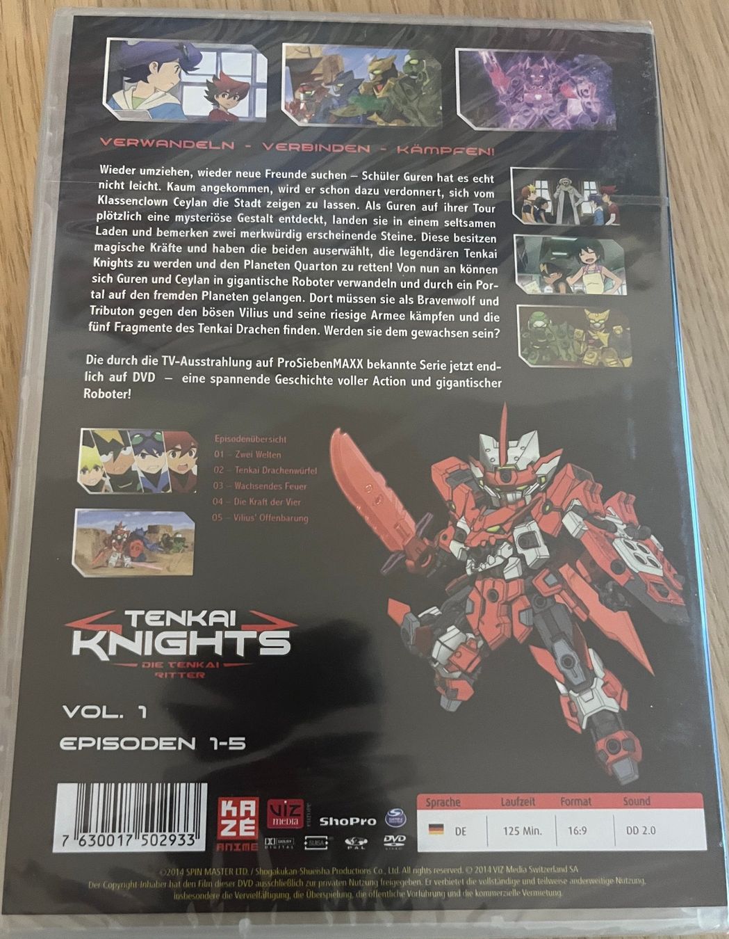 Tutti i DVDs: Tenkai Knights - Vol. 1 – Nuovo e nell'imballaggio originale da Schellenberg venduto da xShaynex 1