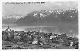 Lutry VD Genfersee und Waadtländer Alpen Gramont Cornettes d