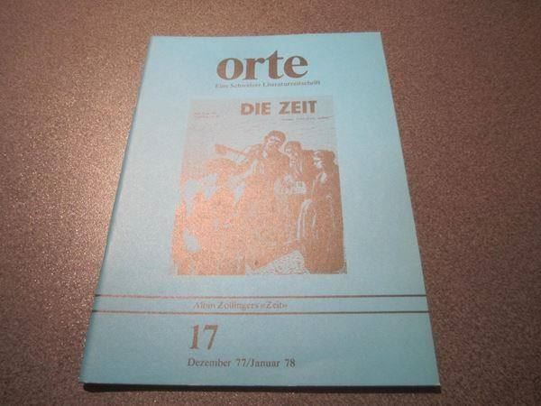 Zeitschriften & Magazine: Orte Schweizer Literaturzeitschrift 17 – Gebraucht aus Zürich von Motzkuh
