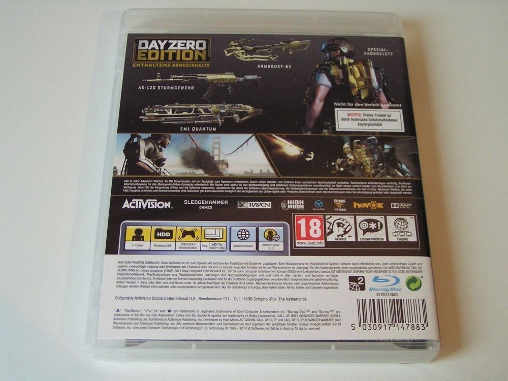 Sony Giochi: Call Of Duty - Advanced Warfare Day Zero – Nuovo (secondo la descrizione) da Pfungen venduto da Himbogame 1