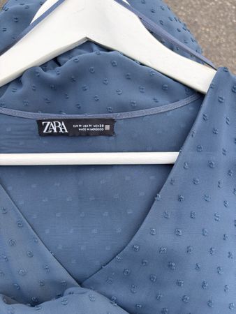 Zara Wickelkleid Tupfen Gr M - top Zustand