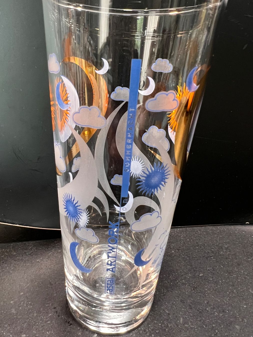 Bicchieri: Vintage RASTAL ARTWORK COLLECTION drinking glasses – Usato da Lausanne venduto da NYC67 7