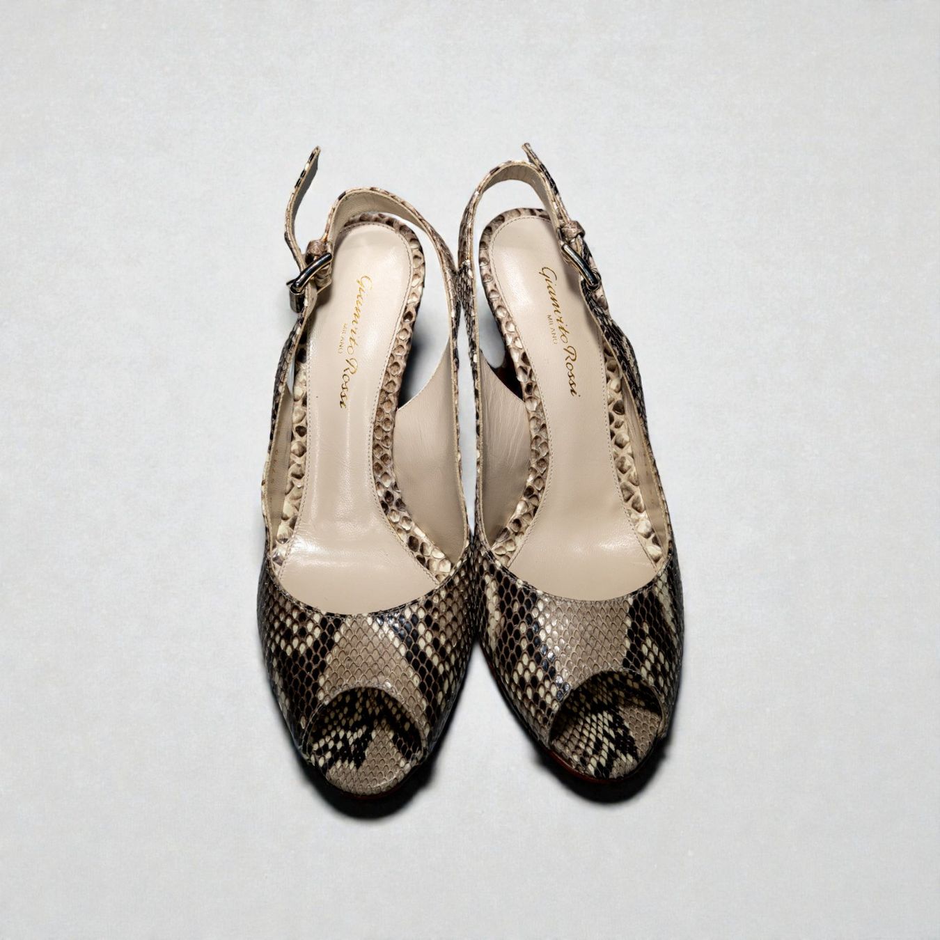 Gianvito Rossi Scarpe da donna: NEUE Gianvito Rossi Slingback Pumps Python Gr.- 38, 38½ – Nuovo e nell'imballaggio originale da Zürich venduto da aa1_f58r 3