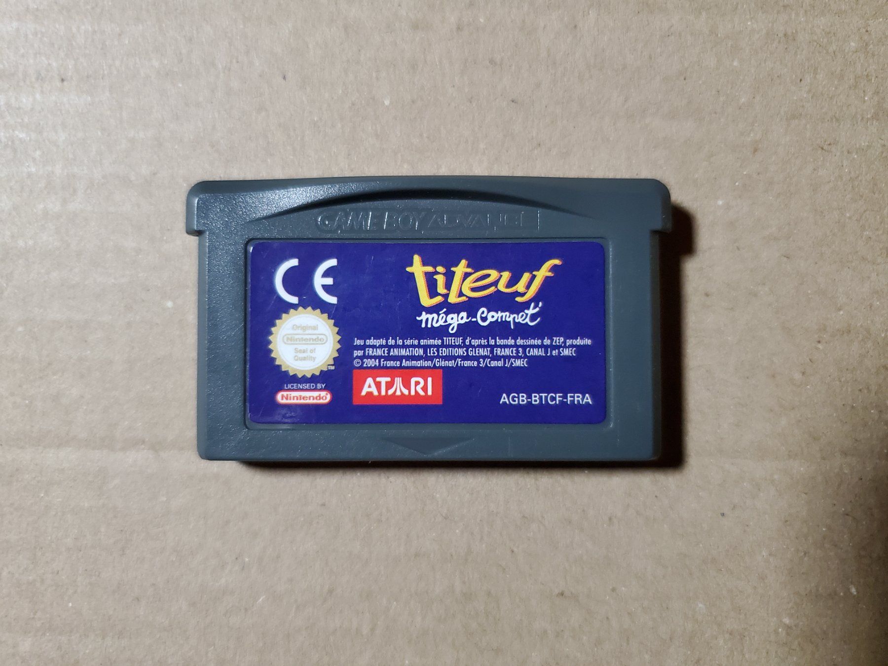 Nintendo Giochi: Titeuf Méga Compet GameBoy Advance – Usato da Sion venduto da Audrey2780