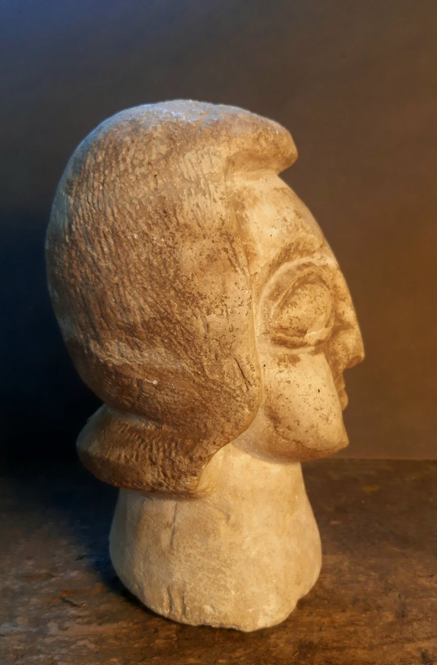 Skulpturen & Statuen: Expressionistische Stein Skulptur – Gebraucht aus Arbon von torso444 3