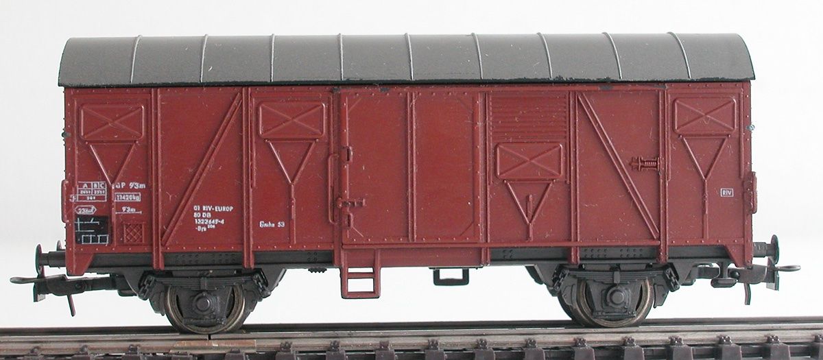 Roco Trains électriques: Roco gedeckter Güterwagen Grs der DB Spur H0 – D'occasion à Oberwil BL par Klang 1