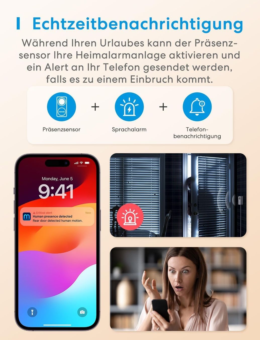 Sistemi d'allarme: Meross Matter Präsenzmelder MS600 – Nuovo (secondo la descrizione) da Grosshöchstetten venduto da Professio7 7