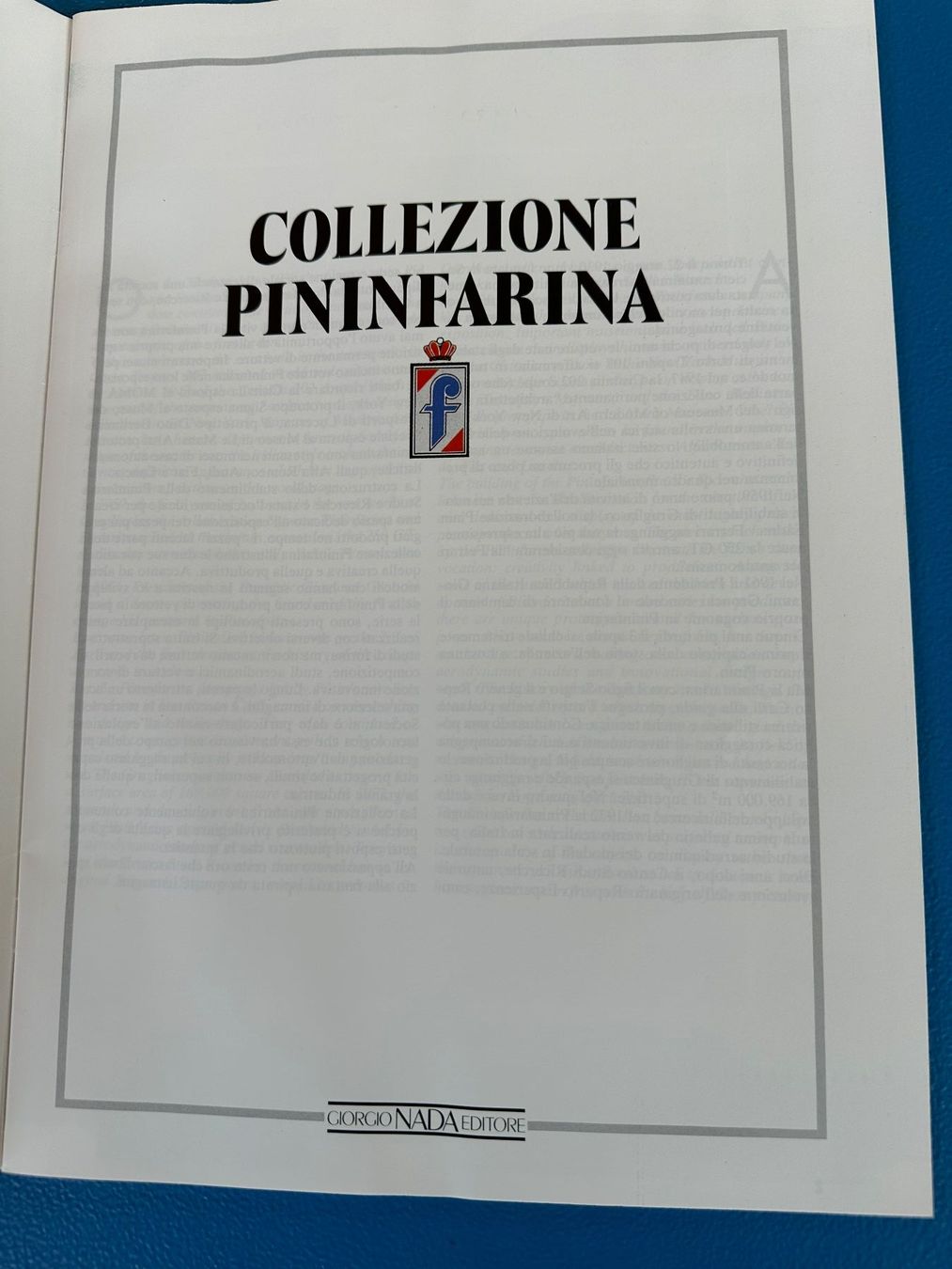Documenti: Prospekt  PININFARINA  1989 – Usato da Boswil venduto da pavo1 9
