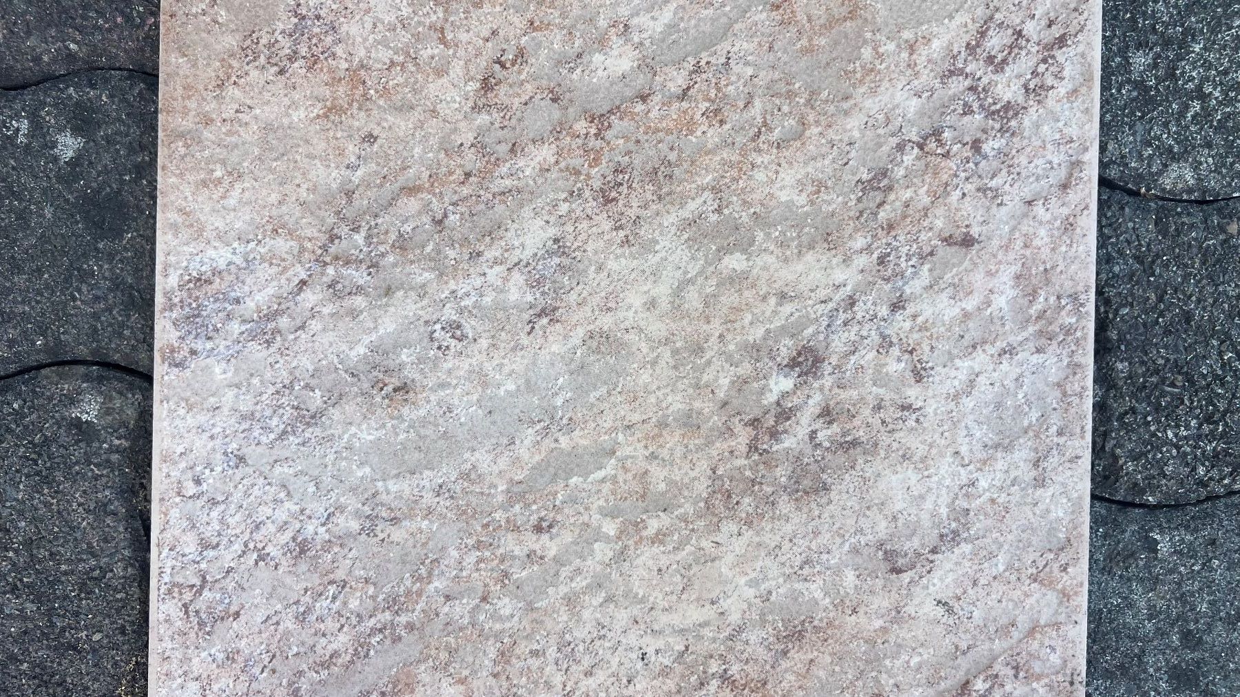 Rivestimenti per pavimenti: 96 Bodenplatten 33x33cm Steinoptik braun/grau NEU – Nuovo e nell'imballaggio originale da Schübelbach venduto da Dolly990_2 1