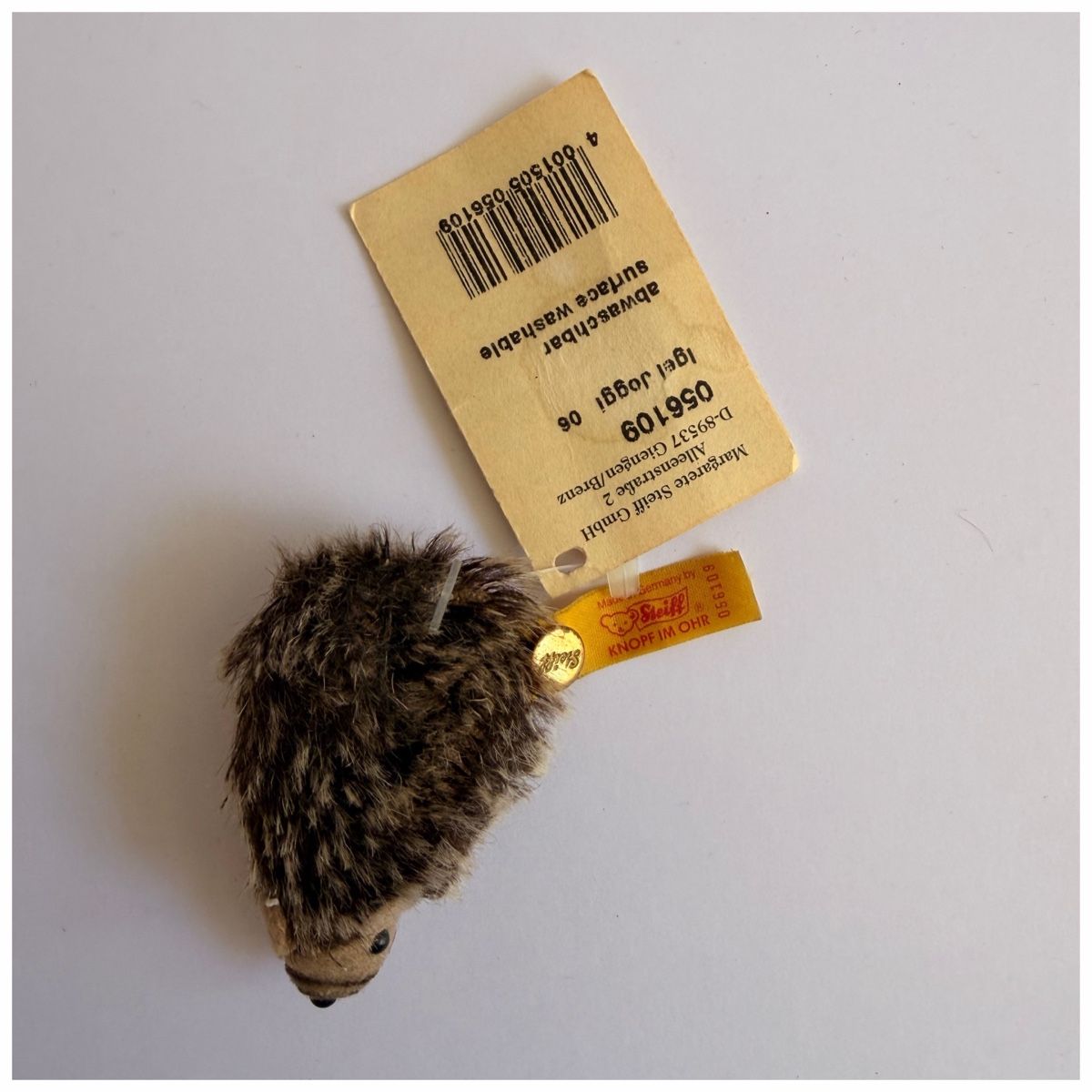 Steiff Giocattoli: Original Steiff Igel Joggi - Grösse ca. 6 cm – Nuovo (secondo la descrizione) da Schlieren venduto da KaRoPue 4