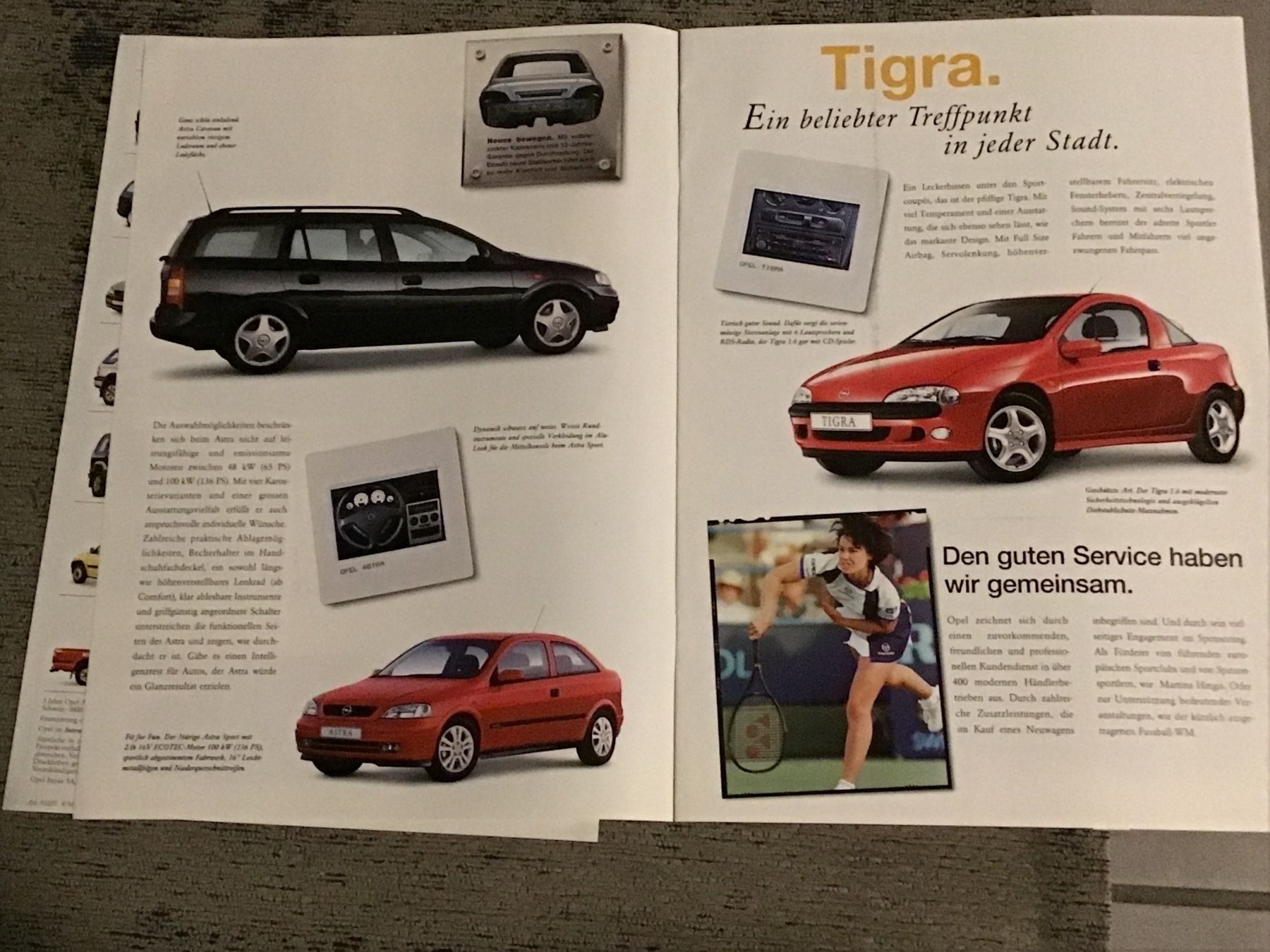 Opel Documenti: Opel Programm mit Preisliste total 18 Seiten September 1998 – Usato da Scherzingen venduto da Starseller62 2