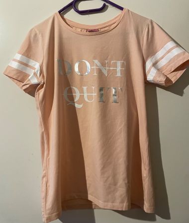 T-shirt rose fille/femme, taille M