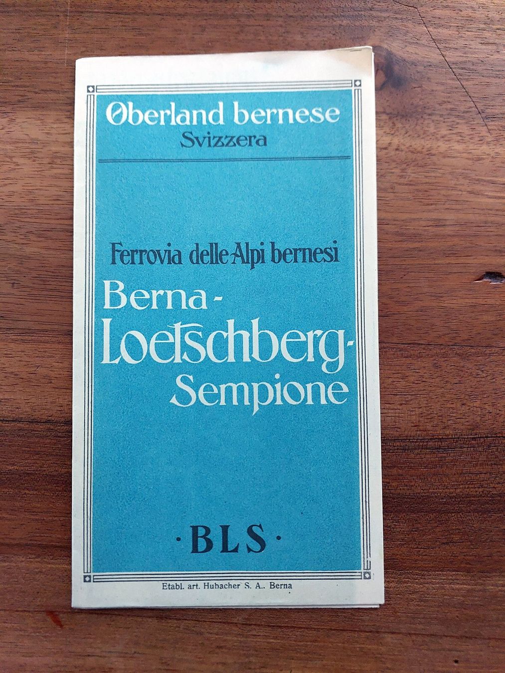 Riviste & Magazine: Ephemera - Bern-Lötschberg-Sempione - BLS – Usato da Schönenwerd venduto da Steidi